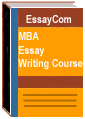 MBA Admission Essays Writing Course